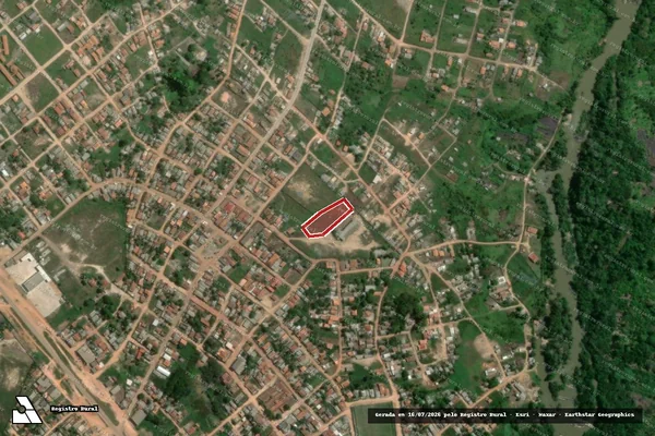 Imagem de satélite de Infração referente a Qualidade Ambiental em Pacajá - PA