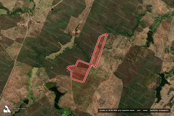 Imagem de satélite de Infração Ambiental em Acopiara - CE