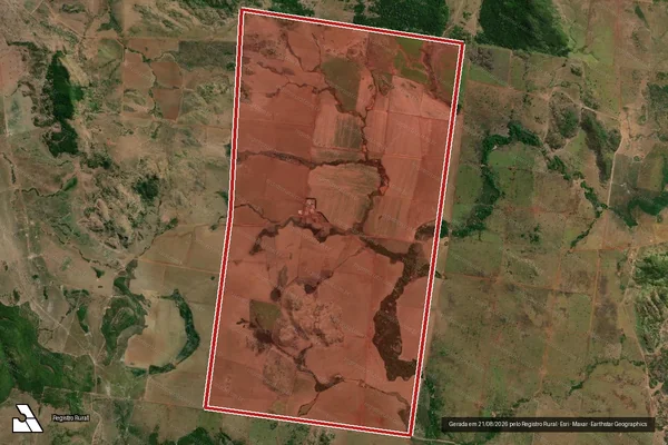 Imagem de satélite de Infração Ambiental em São Félix do Xingu - PA
