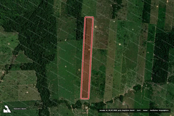 Imagem de satélite de Infração da Flora em Porto Velho - RO