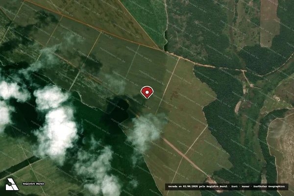 Imagem de satélite — Embargo IBAMA — Infração Ambiental — Arês/RN