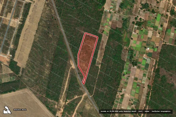 Imagem de satélite — Embargo IBAMA — Infração da Flora — Tianguá/CE