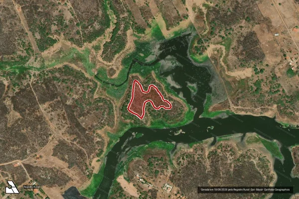 Imagem de satélite de Infração Ambiental em Boa Viagem - CE