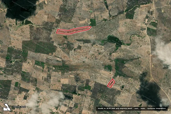 Imagem de satélite de Infração da Flora em Traipu - AL