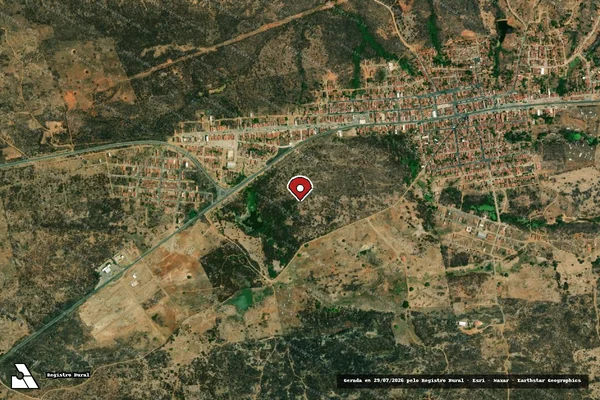 Imagem de satélite — Embargo IBAMA — Infração da Flora — Marizópolis/PB