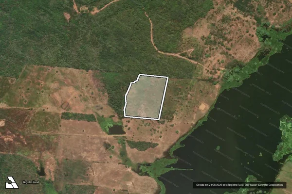 Imagem de satélite de Desmatamento em Orós - CE