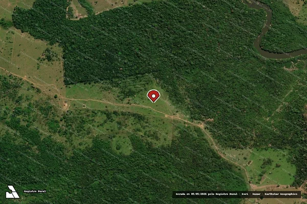 Imagem de satélite — Embargo IBAMA — Desmatamento - Ji-Paraná/RO