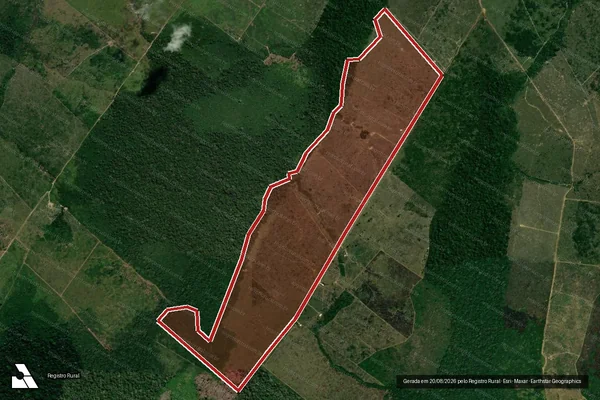 Imagem de satélite de Infração da Flora em Apuí - AM