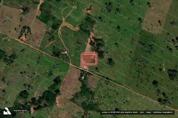 Imagem de satélite de Infração Ambiental em Boca do Acre - AM