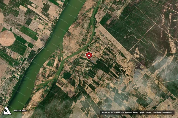 Imagem de satélite — Embargo Ambiental — Malhada/BA
