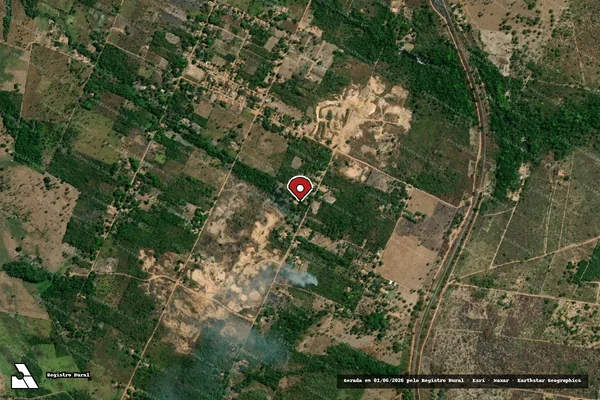 Imagem de satélite — Embargo IBAMA — Infração Ambiental — Governador Edison Lobão/MA