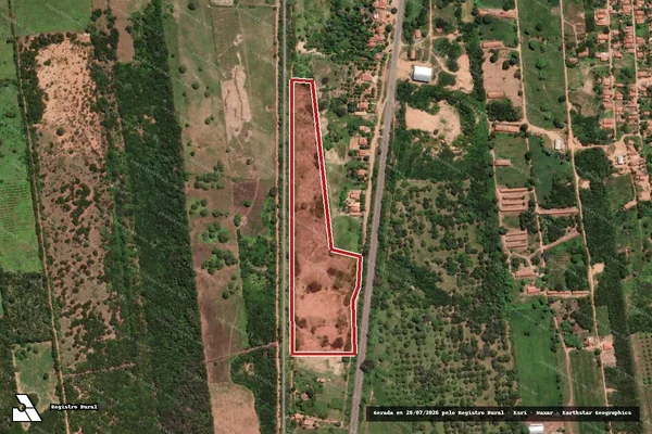 Imagem de satélite — Embargo IBAMA — Infração de Licenciamento(Não Classificada-Móvel) — Brejo Santo/CE