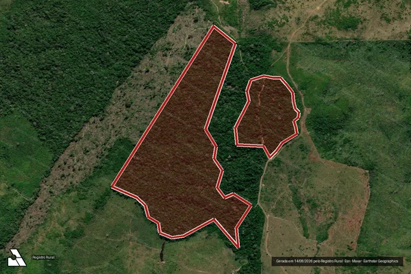 Imagem de satélite de Infração da Flora em Apuí - AM