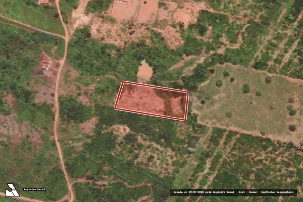 Imagem de satélite — Embargo IBAMA — Infração Ambiental — Ipanguaçu/RN