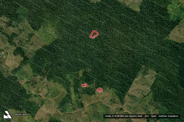 Imagem de satélite de Infração da Flora em Sena Madureira - AC
