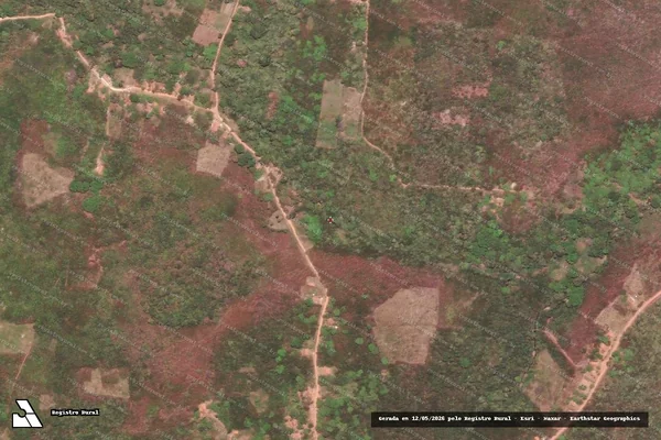 Imagem de satélite de Desmatamento em Viçosa do Ceará - CE