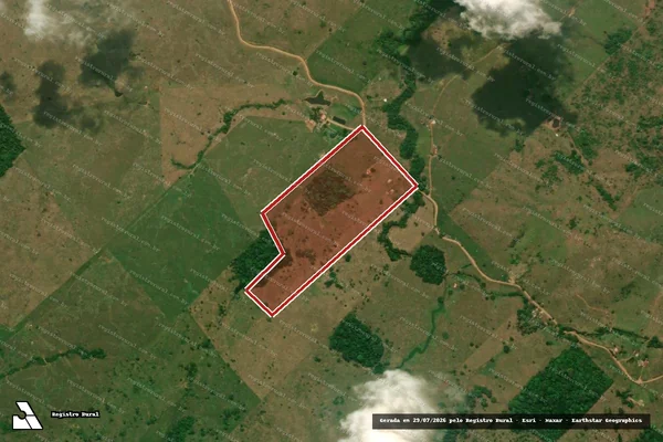 Imagem de satélite de Infração Ambiental em Governador Jorge Teixeira - RO
