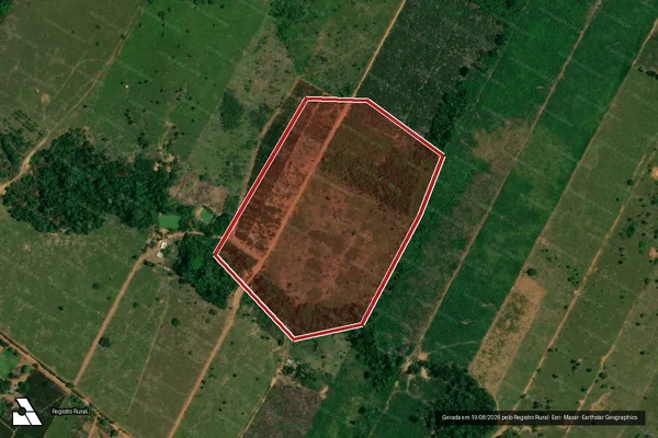 Imagem de satélite de Desmatamento em Porto Velho - RO