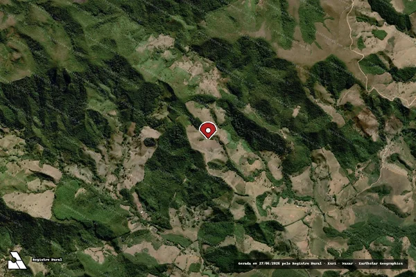 Imagem de satélite — Embargo IBAMA — Infração da Flora - Bocaina de Minas/MG