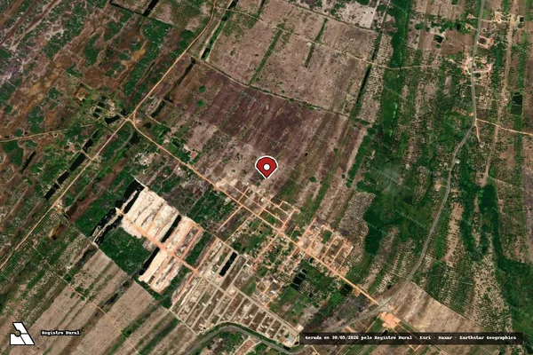 Imagem de satélite — Embargo Ambiental — Feliz Deserto/AL