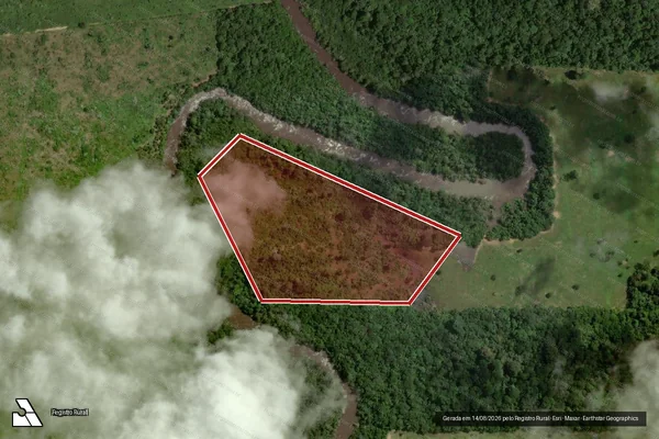 Imagem de satélite de Infração Ambiental em Porto Velho - RO