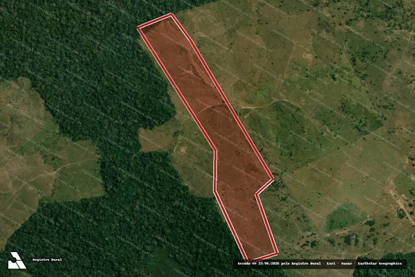 Imagem de satélite — Embargo IBAMA — Infração da Flora - Sena Madureira/AC