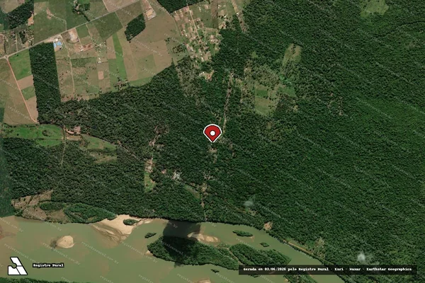 Imagem de satélite — Embargo IBAMA — Infração de Administração Ambiental(Não Classificada-Móvel) - Linhares/ES