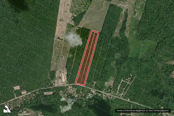 Imagem de satélite — Embargo Ambiental - Santarém/PA
