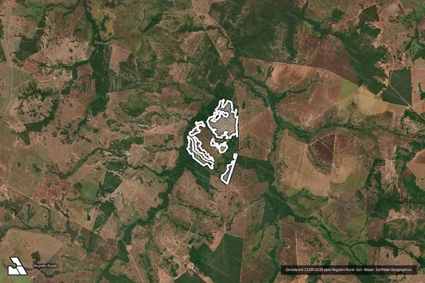 Imagem de satélite de Infração da Flora em Porangatu - GO
