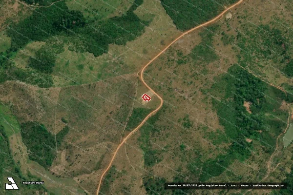 Imagem de satélite de Infração da Flora em Brejo de Areia - MA