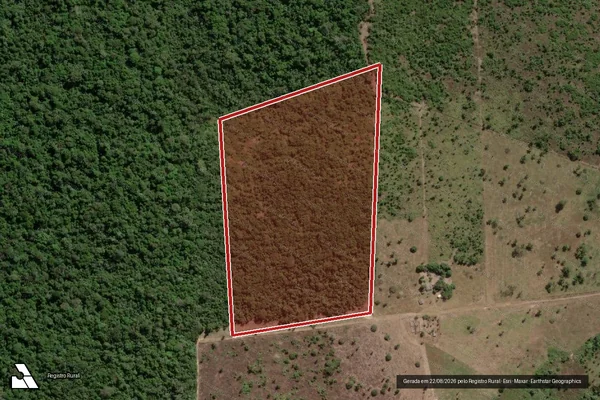 Imagem de satélite de Infração Ambiental em Altamira - PA