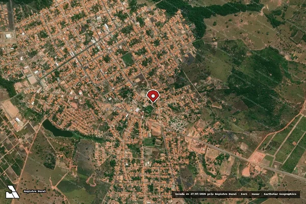 Imagem de satélite — Embargo IBAMA — Infração da Flora — Amarante do Maranhão/MA