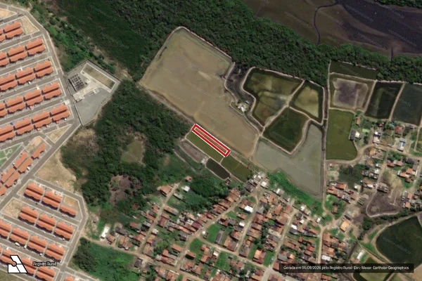 Imagem de satélite — Embargo IBAMA — Infração da Flora — Nossa Senhora do Socorro/SE