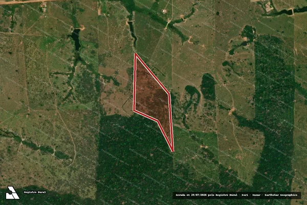 Imagem de satélite de Infração da Flora em Senador Guiomard - AC