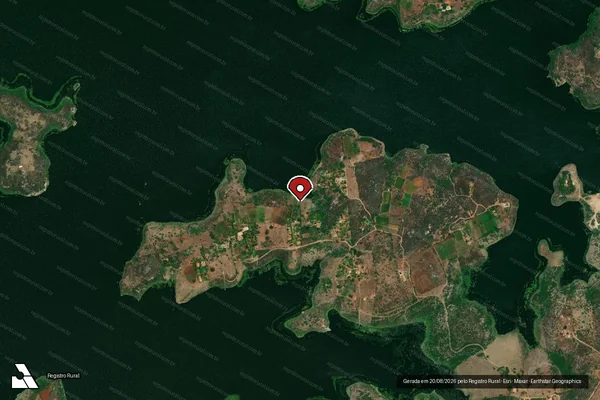 Imagem de satélite — Embargo Ambiental - Boqueirão/PB