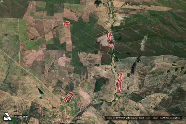 Imagem de satélite de Infração da Flora em Batalha - AL