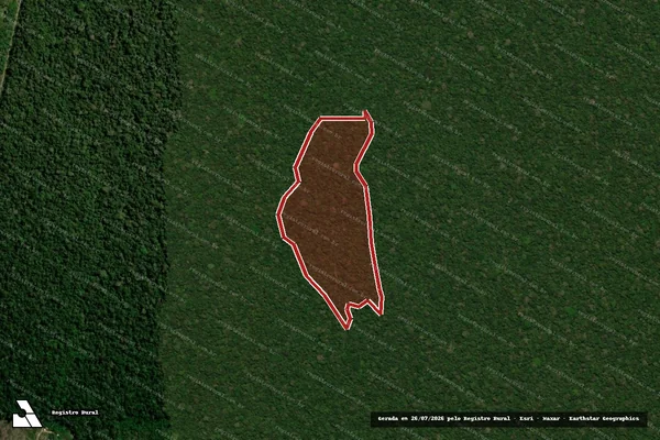 Imagem de satélite — Embargo Ambiental - Candeias do Jamari/RO