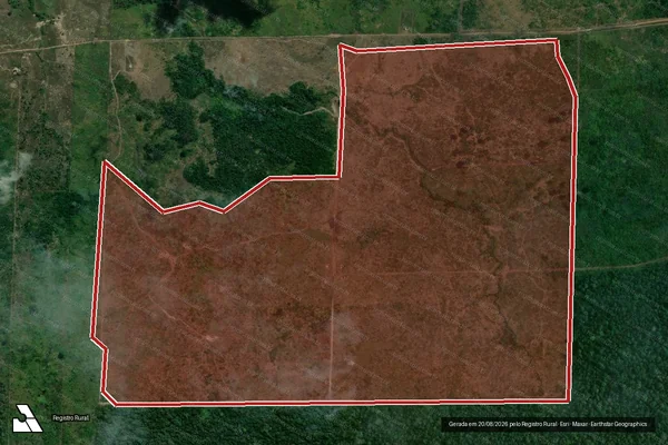 Imagem de satélite de Infração Ambiental em Humaitá - AM