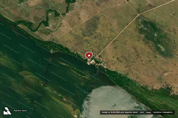 Imagem de satélite — Embargo Ambiental — Arapoema/TO