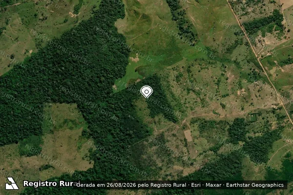 Imagem de satélite — Embargo Ambiental - Brasiléia/AC
