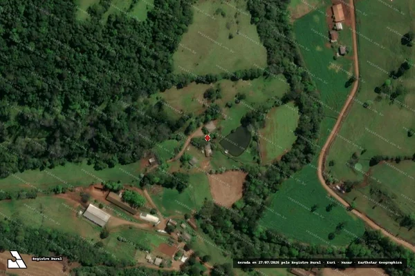 Imagem de satélite de Infração Ambiental em Planalto Alegre - SC