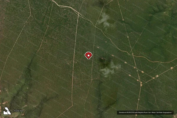 Imagem de satélite — Embargo IBAMA — Infração Ambiental - Barreiras/BA
