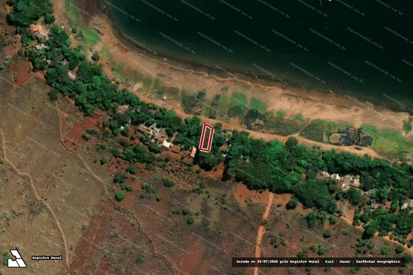 Imagem de satélite de Infração da Flora em Itumbiara - GO