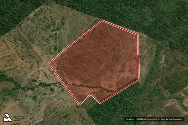 Imagem de satélite de Infração Ambiental em São Félix do Xingu - PA