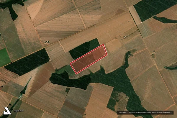 Imagem de satélite de Desmatamento em Itanhangá - MT