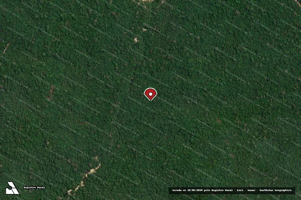 Imagem de satélite — Embargo IBAMA — Infração Ambiental — Itaituba/PA