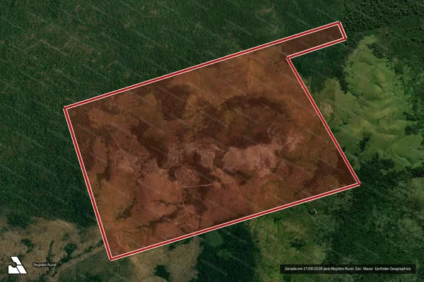 Imagem de satélite de Infração Ambiental em Itaituba - PA