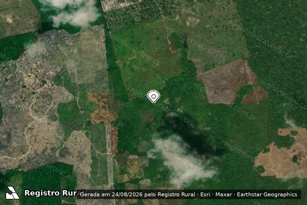 Imagem de satélite — Embargo Ambiental - Belém/PA