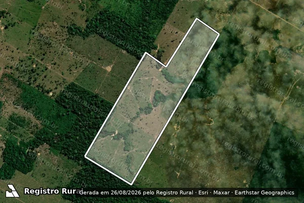 Imagem de satélite de Infração Ambiental em Porto Velho - RO