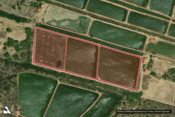 Imagem de satélite de Infração Ambiental em Aracati - CE